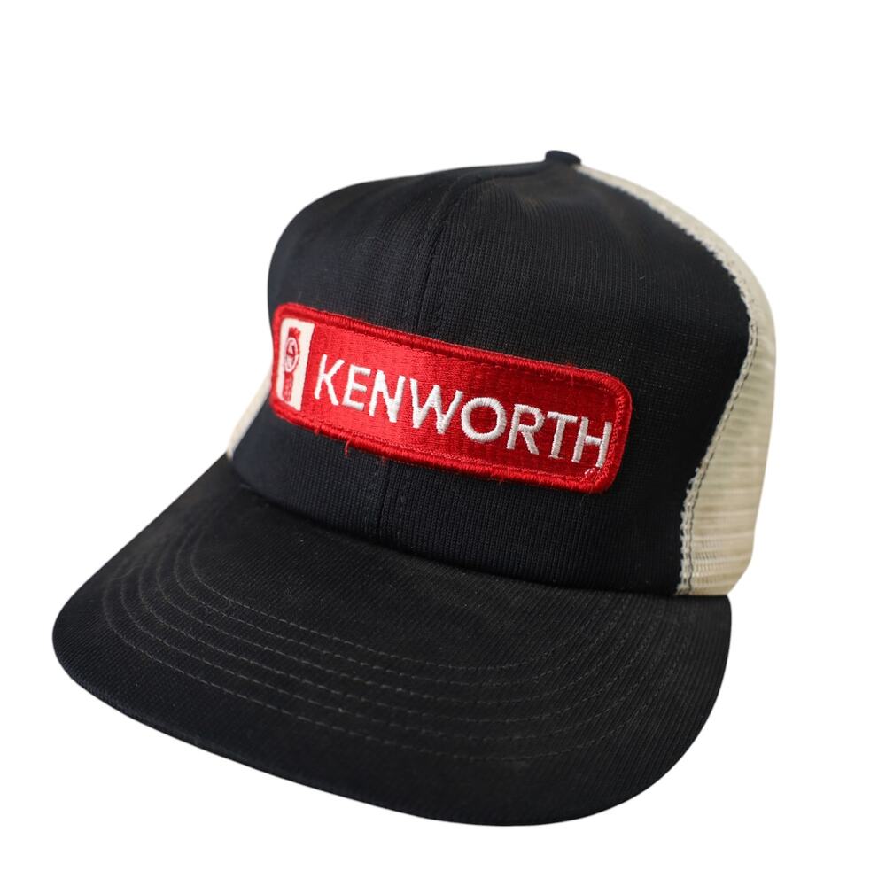 80s kenworth trucker hat – tonkin inc. seattle wa – mesh snapback